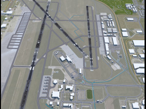 Linkoln Airport 12km Model 3D