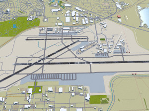 Linkoln Airport 12km Model 3D