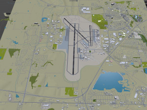 Linkoln Airport 12km Model 3D