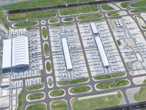 London Heathrow Airport 10km Model 3D