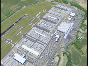 London Stansted Airport 12km Modelo 3D