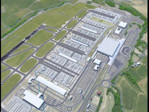 London Stansted Airport 12km 3D Model