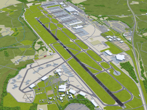 London Stansted Airport 12km Modelo 3D