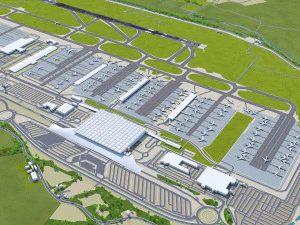 London Stansted Airport 12km 3D Model