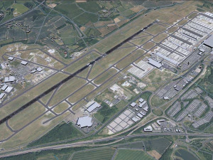 London Stansted Airport 12km 3D Model