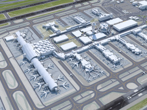 Los Angeles Airport 8km 3D-Modell