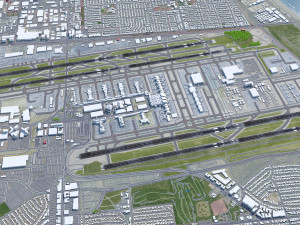 Los Angeles Airport 8km 3D-Modell