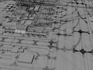 Los Angeles Airport 8km 3D-Modell