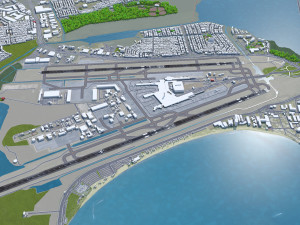 Luis Munoz Marin International Airport 10km 3D Model