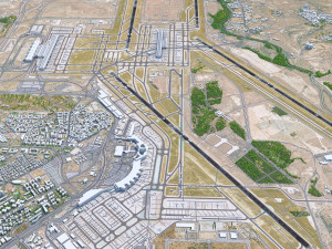 Madrid Airport 10km 3D मॉडल
