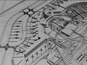 Madrid Airport 10km 3D मॉडल