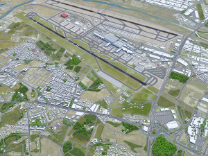 Malaga - Costa del Sol Airport 10km 3Dモデル