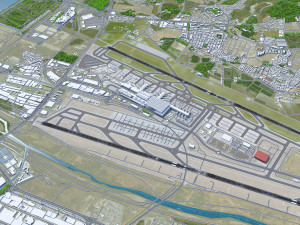 Malaga - Costa del Sol Airport 10km 3Dモデル