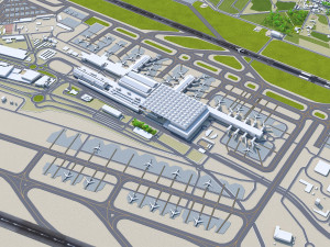 Malaga - Costa del Sol Airport 10km 3Dモデル