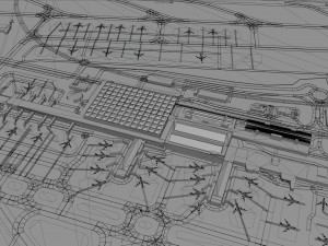 Malaga - Costa del Sol Airport 10km 3Dモデル