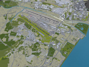 Malaga - Costa del Sol Airport 10km 3Dモデル