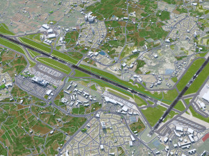 Malta International Airport 10km 3Dモデル