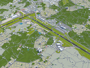 Malta International Airport 10km 3Dモデル