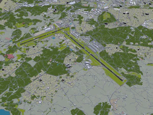 Malta International Airport 10km 3D Model