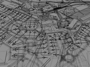 Manchester Airport UK 10km 3D Модель