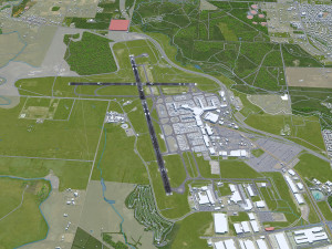 Melbourne Airport 15km Modello 3D