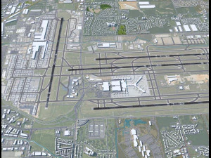 Memphis Airport 10km 3D Model