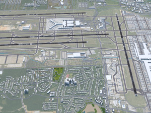 Memphis Airport 10km Modello 3D