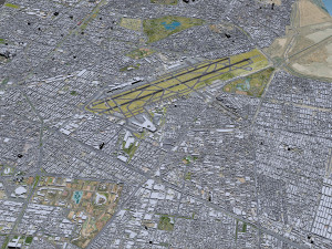 Mexico City Airport 10km 3D Модель