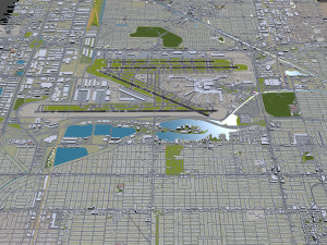 Miami Airport 10km 3D Model