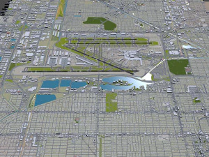 Miami Airport 10km 3D Model
