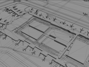 Minneapolis - Saint Paul Airport 12km 3D Model