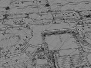 Montreal - Pierre Elliott Trudeau Airport 10km 3D Model