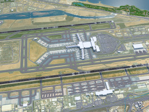 Muscat Airport 10km 3D Model
