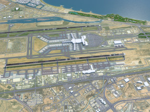 Muscat Airport 10km Modelo 3D