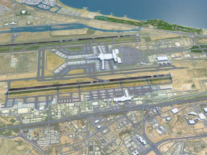 Muscat Airport 10km 3D Model