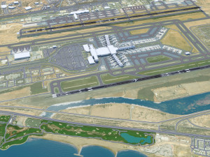 Muscat Airport 10km Modelo 3D