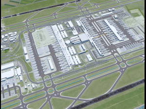 Munich Airport 15km 3Dモデル