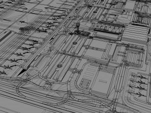 Munich Airport 15km 3Dモデル