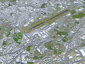 Naples International Airport 10km 3Dモデル