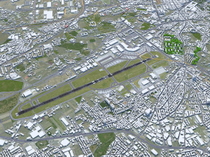 Naples International Airport 10km 3Dモデル