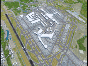 Narita Airport 15km 3D Modell