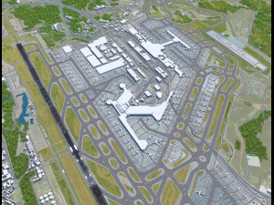 Narita Airport 15km 3D Model