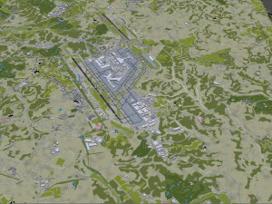 Narita Airport 15km 3D Model