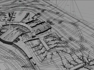 New York LaGuardia Airport 8km 3D Model