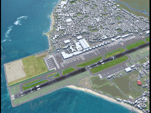 Ngurah Rai International Airport 10km 3D Model
