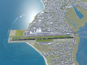 Ngurah Rai International Airport 10km 3D Model