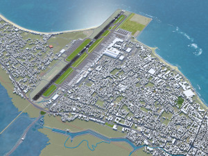 Ngurah Rai International Airport 10km 3D Model