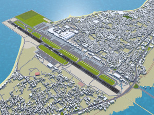 Ngurah Rai International Airport 10km 3D Model