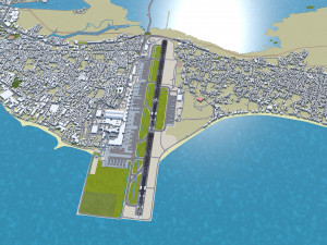 Ngurah Rai International Airport 10km 3D Model