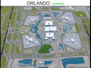 Orlando Airport 15km Modelo 3D